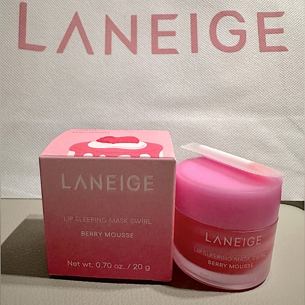 Laneige Lip Sleeping Mask Swirl in Berry Mousse